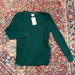 Isabel + Ingrid Green Maternity Sweater Small